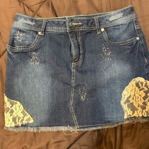 Jean skirt